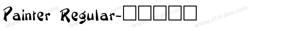 Painter Regular字体转换
